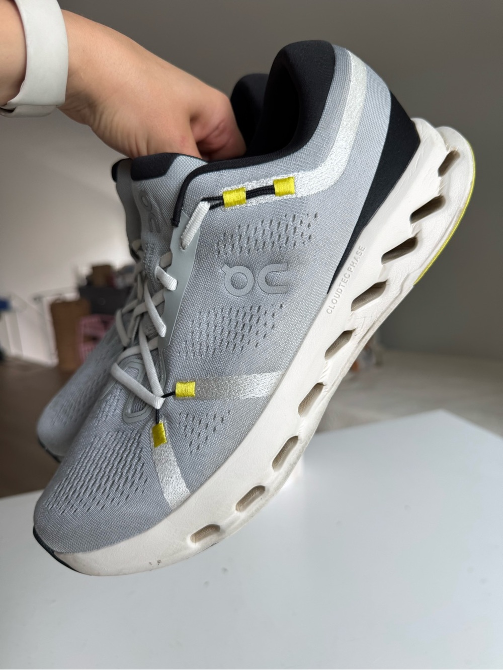 On Running CloudTec Phase Gray Running Shoes Men’s Size 13